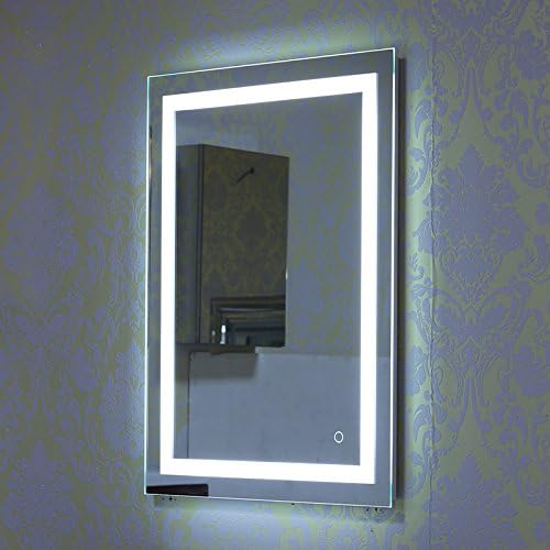 Willonin Badspiegel mit Beleuchtung, Badezimmerspiegel mit Beleuchtung,badezimmerspiegel LED Touch (