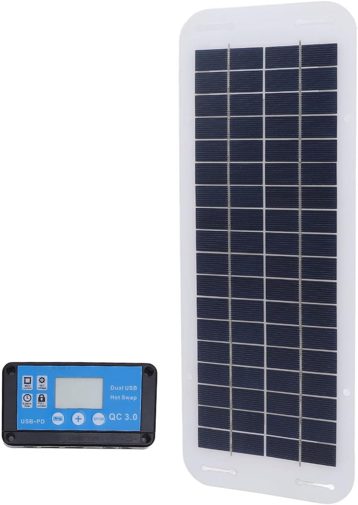 Solarpanel, 30 W Solarpanel, Tragbares Solarstrom-Ladegerät, Wasserdichtes Monokristallines Solarpan