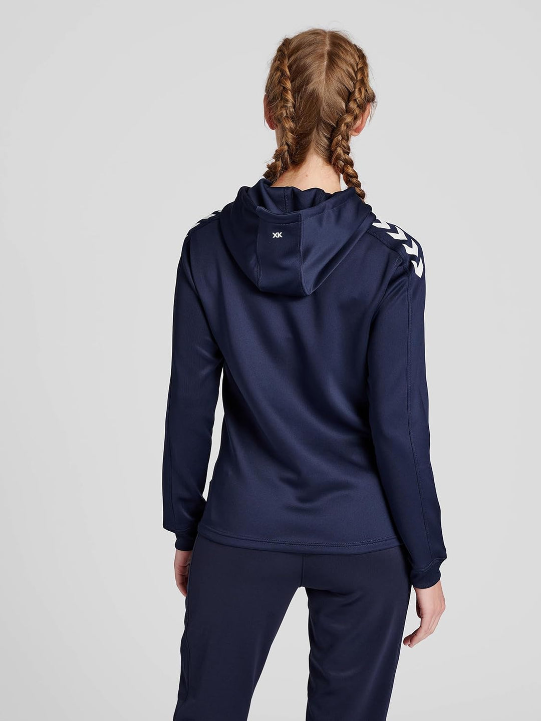 hummel Damen Hmlcore Xk Poly Hood Sweat Woman Sweatshirt XL Marine, XL Marine
