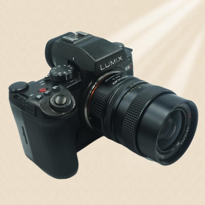 PHOLSY Objektivadapter Kompatibel mit Contax/Yashica CY Objektiv auf L Mount Kameragehäuse Konverter