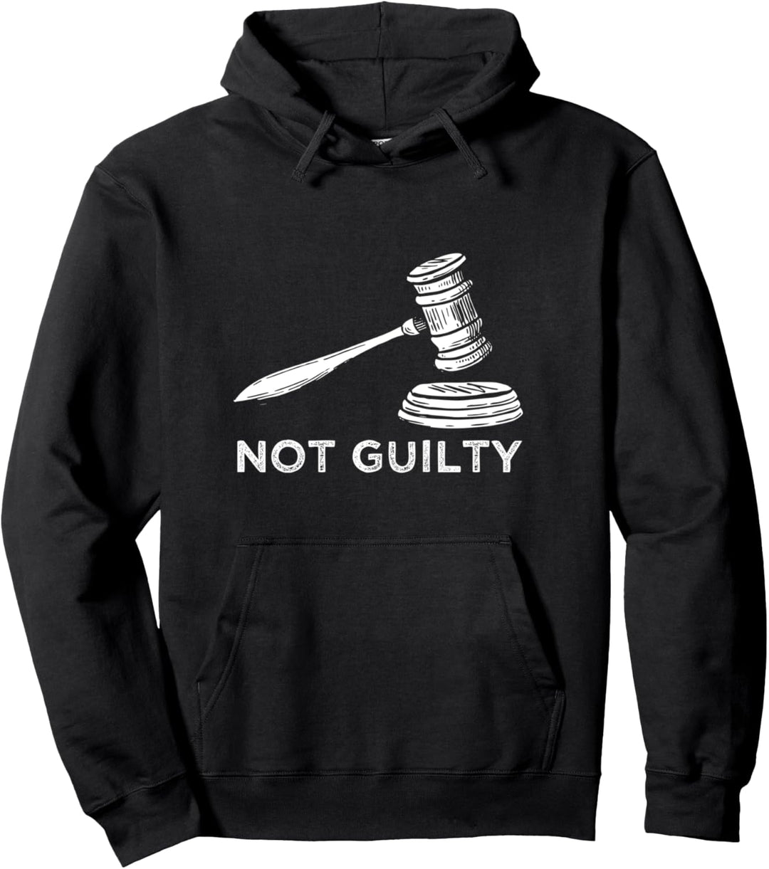 Not Guilty Law Justice Lawyer Prisoner Jail Inmate Handschellen Pullover Hoodie