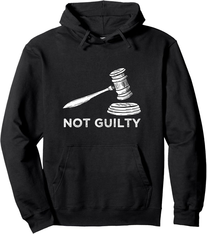 Not Guilty Law Justice Lawyer Prisoner Jail Inmate Handschellen Pullover Hoodie