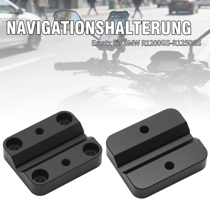 Stabile Motorrad-Handyhalterung aus Aluminiumlegierung, Einfache Montage an Lenker mit 12 bis 16 mm