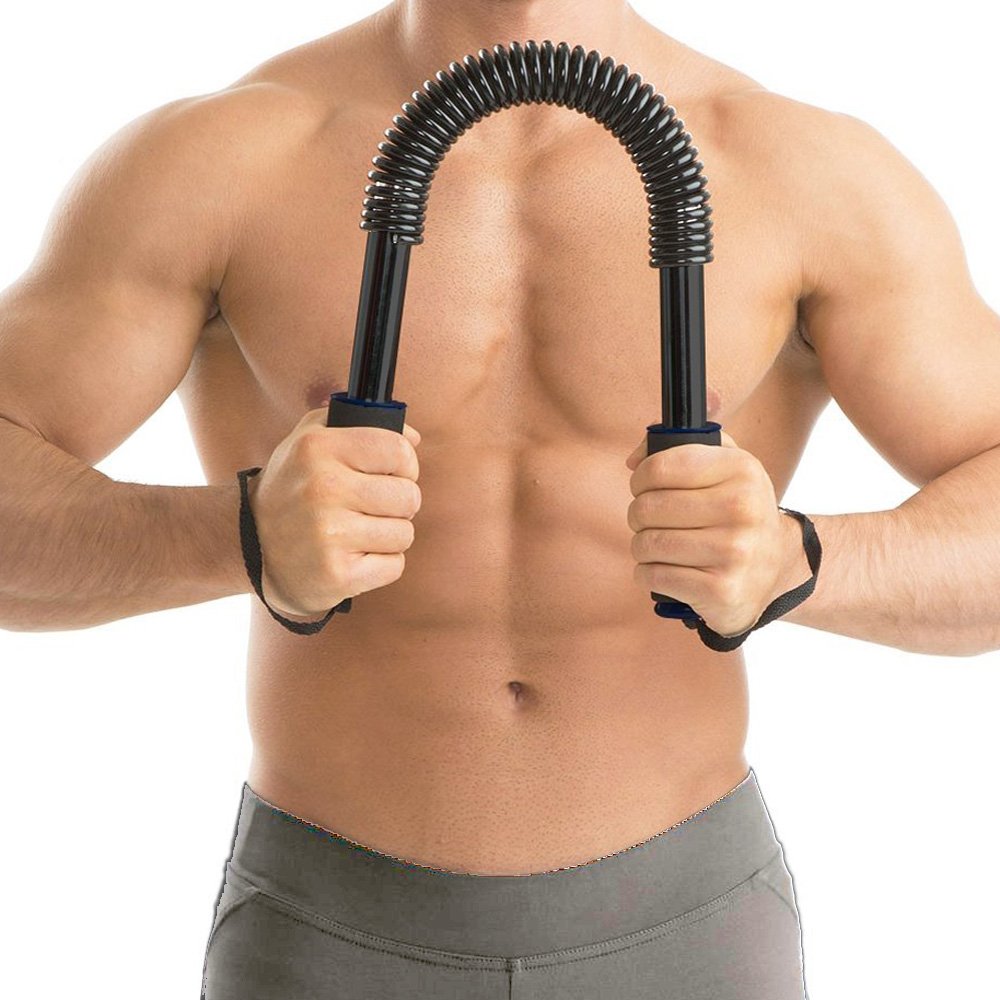 Ducomi Twister Flexible Widerstandsfeder, Lenker-Brust-Extender – Fitness-Übungswerkzeug Armzüge für