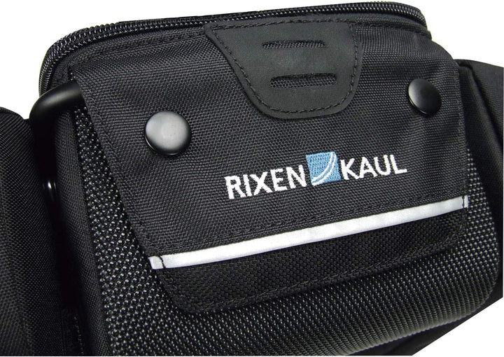 KLICKfix 868071 Satteltasche Contour Sport, Schwarz, 27 x 18 x 13 cm, 7 Liter, Schwarz