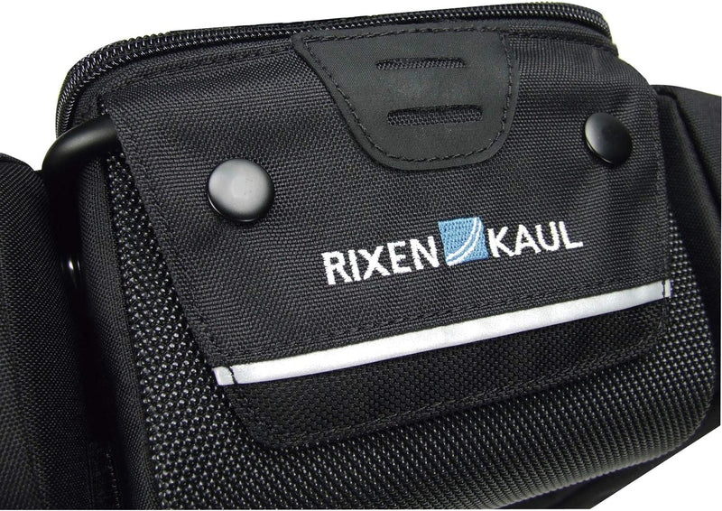 KLICKfix 868071 Satteltasche Contour Sport, Schwarz, 27 x 18 x 13 cm, 7 Liter, Schwarz