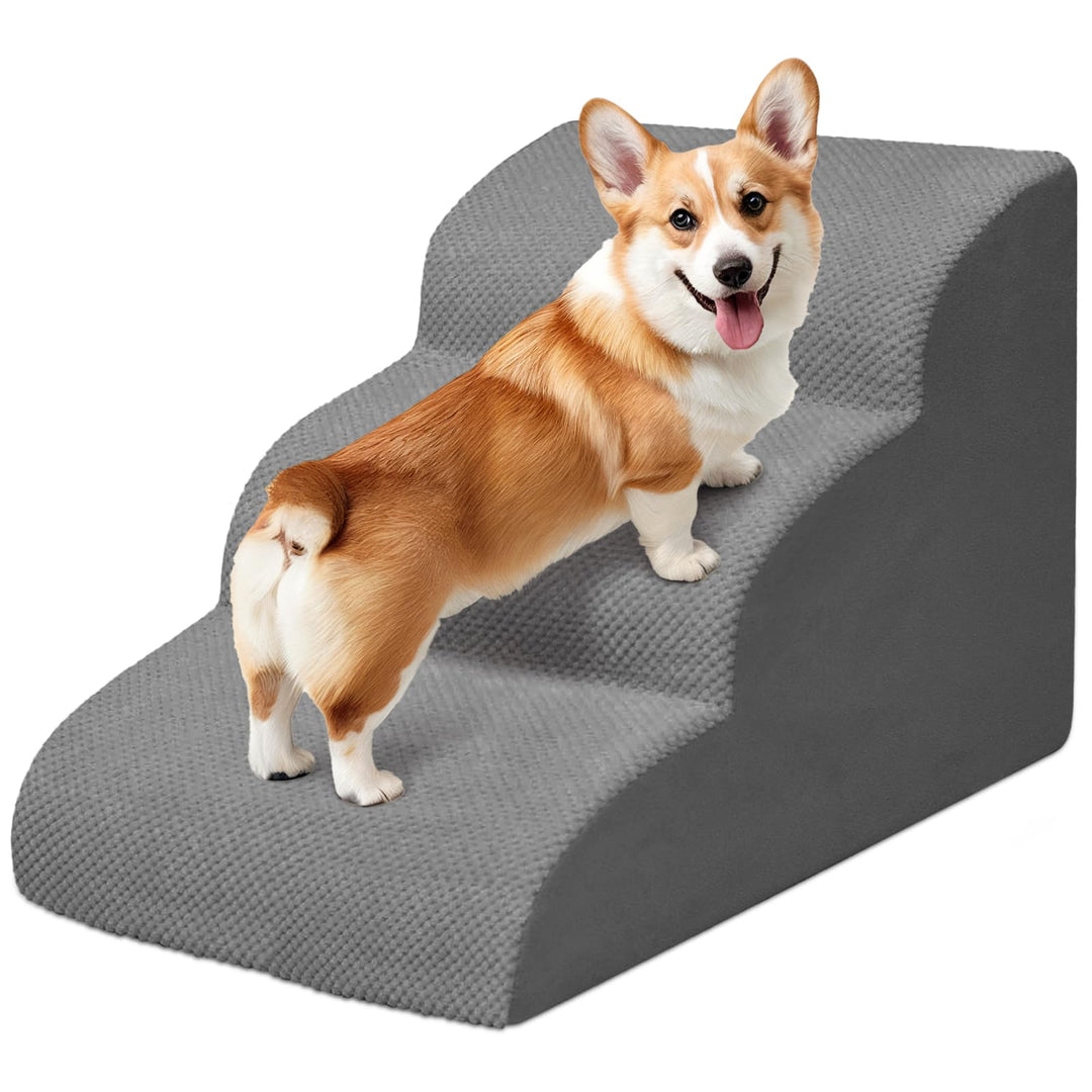 Niubya Hundetreppe für Kleine Hunde, H40 cm, für Katzentreppe Hundetreppe Bett und Sofa, ältere und