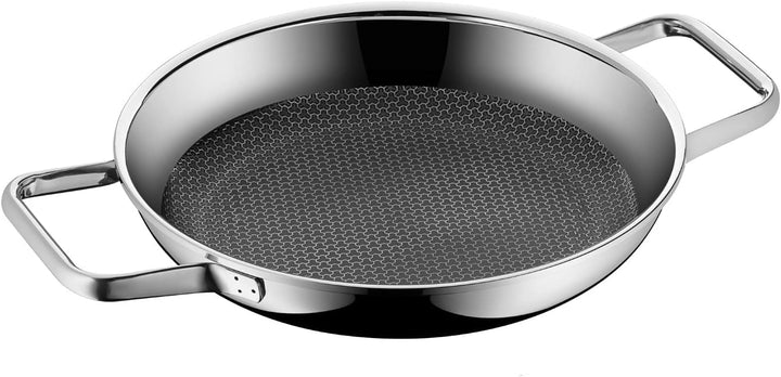 WMF Profi Resist Servier-/ Bratpfanne 24 cm Induktion, Mehrschichtmaterial beschichtet, Wabenstruktu