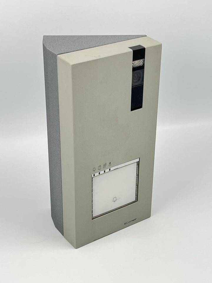 XONI Gehäuse mit Winkel 30 °, Grau metallic, kompatibel mit Comelit Quad Videotelefon, BT30-QUADRA30