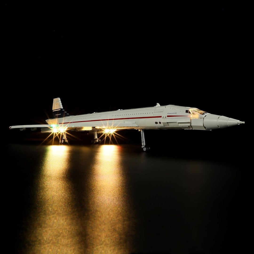 LIGHTAILING LED Licht für LEGO 10318 Concorde | LED-Beleuchtungsset, einfache Installation, versteck