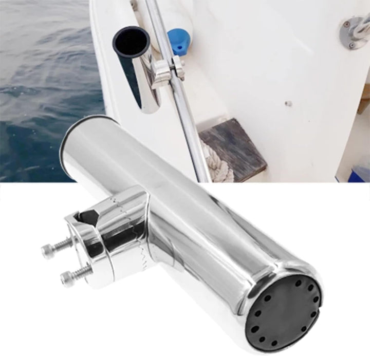 KAOLALI Bootsrutenhalter für Boote, Yachten, Edelstahl, 360 Grad verstellbar, geeignet für Schienen