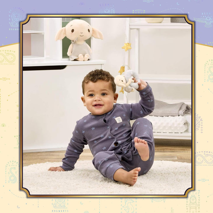 Rainbow Designs Harry Potter Dobby Plüsch Babyrassel - Weiches sensorisches Spielzeug für Neugeboren
