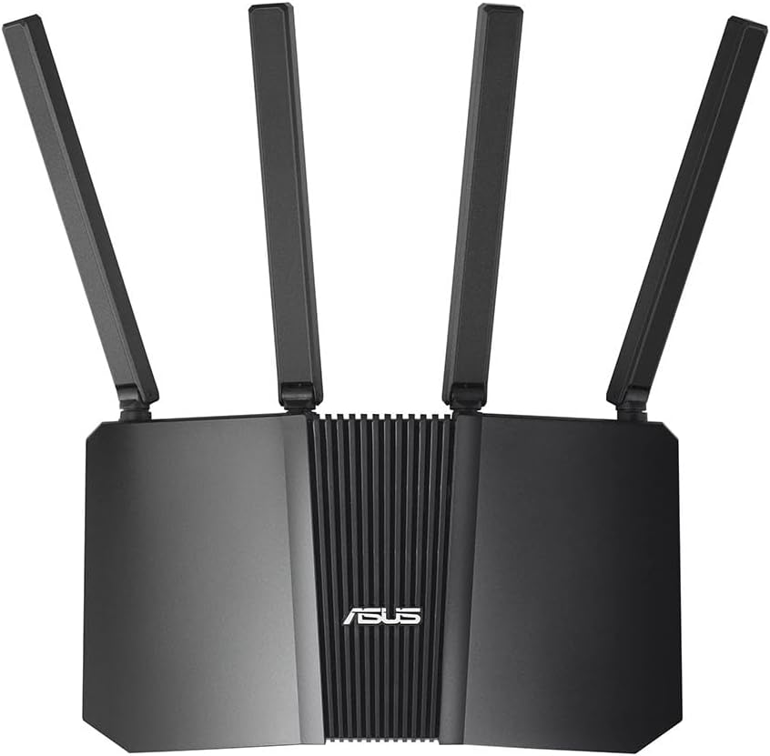 ASUS RT-BE59 WiFi 7 AiMesh Extendable Router (4K-QAM, MLO, 2.5G WAN-Port, 2.5G LAN-Port, DREI 1G-Por