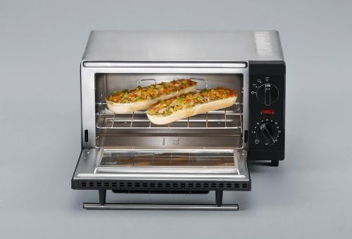 SEVERIN TO 2052 Back- und Toastofen (800 W, Inkl. Grillrost und Backblech, 9 L) silber /schwarz & 22