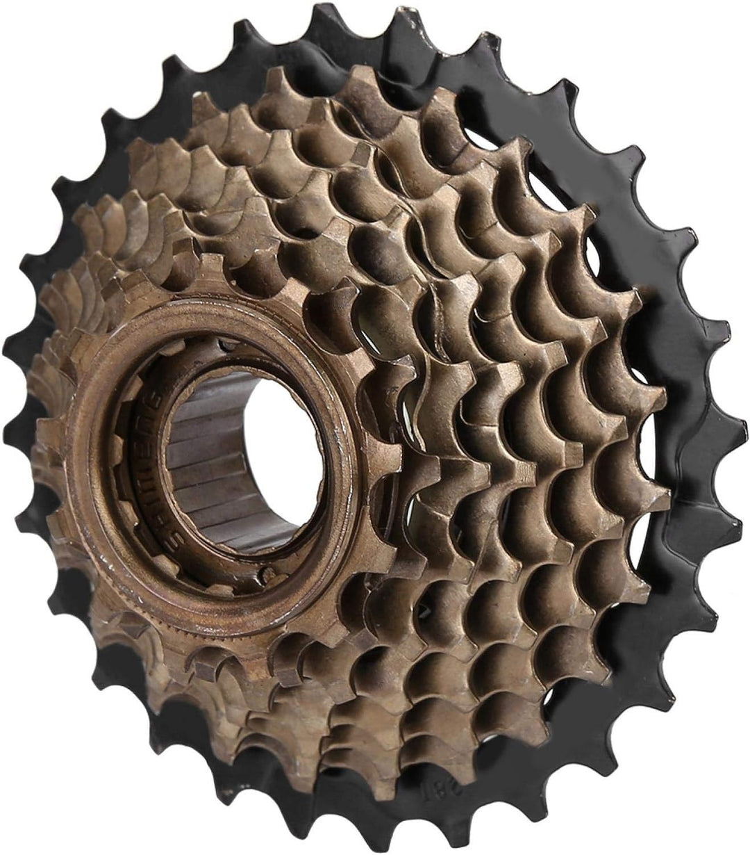Yosoo Schraubkranz 8Fach, 8 Gang Freilaufkassette, Fahrrad 8 Fach Schraubkranz, 8 Fach Ritzel mit Sc