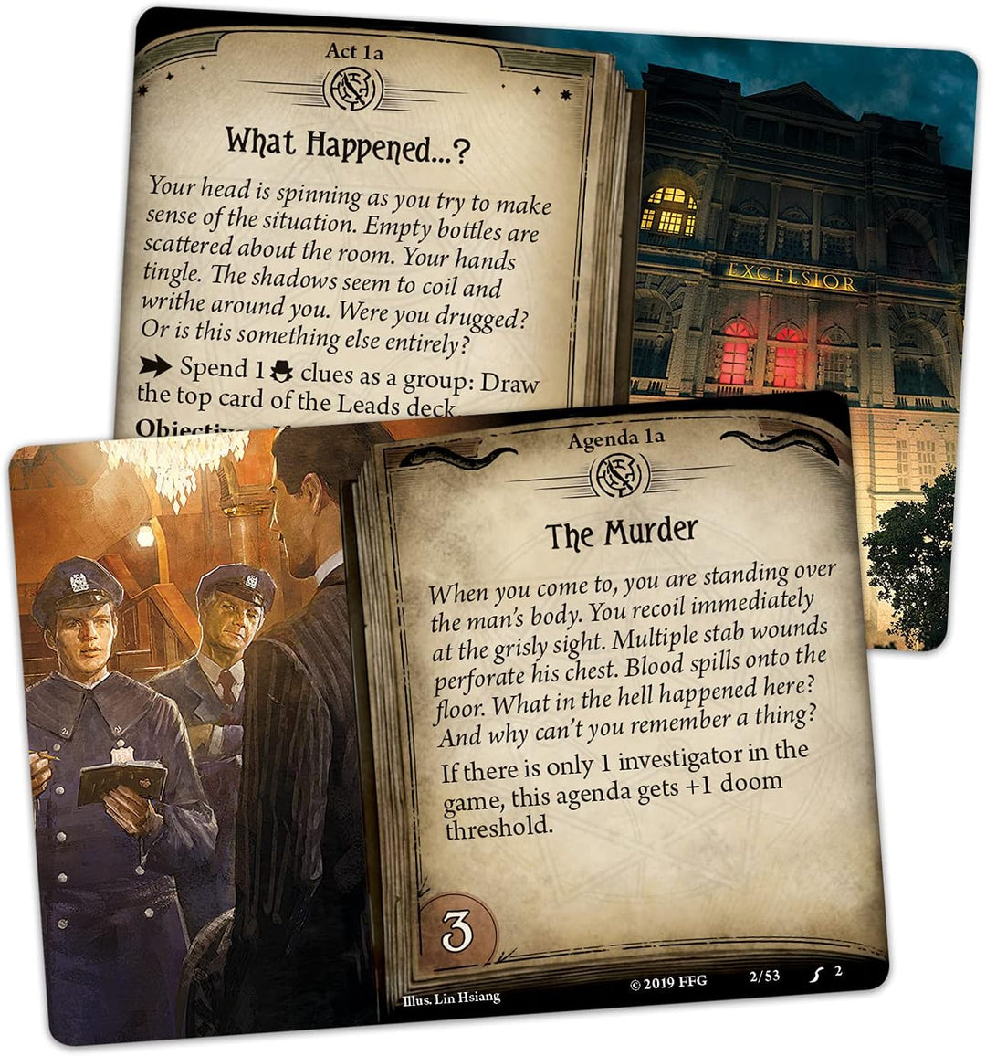 Fantasy Flight Games , Arkham Horror The Card Game: Scenario Pack - 5. Murder at The Excelsior Hotel