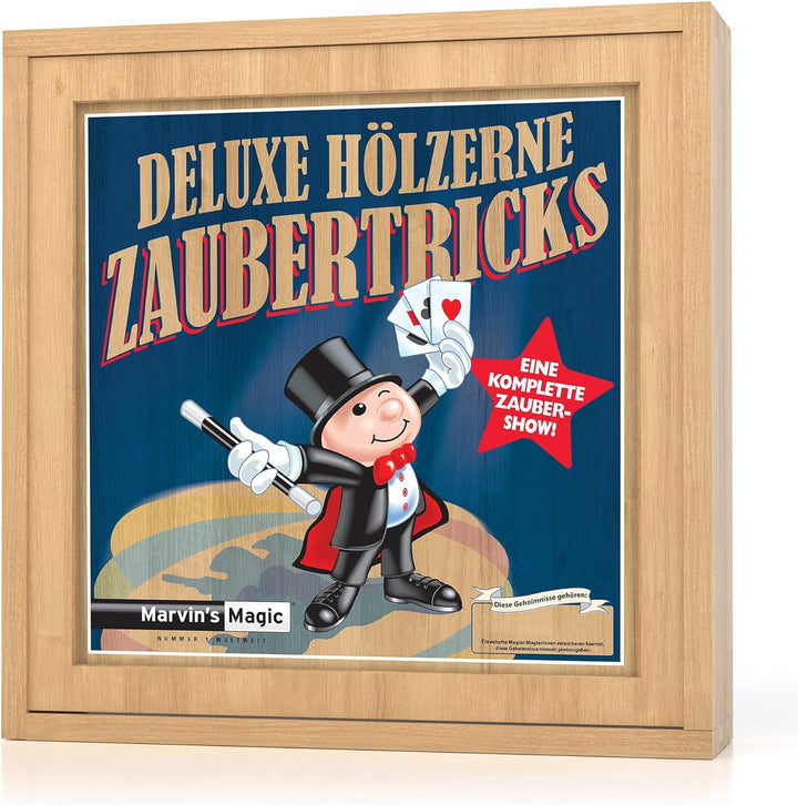 Marvins Magie - Schatztricks Holzzaubertricks für Kinder | Enthält entkommende farbige Blöcke, versc