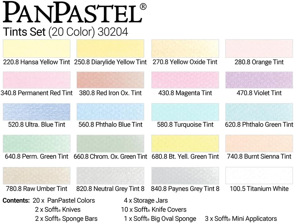 PanPastel 20-Farben-Set Tints