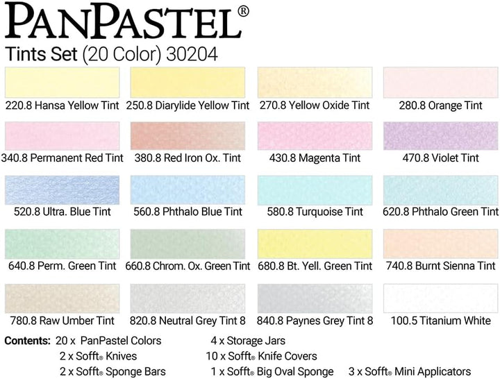 PanPastel 20-Farben-Set Tints