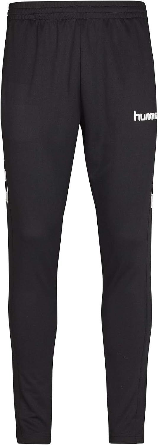 Hummel Fussballhose Herren lang – CORE FOOTBALL PANT – Trainingshose mit Rippeinsatz an Wadenrücksei