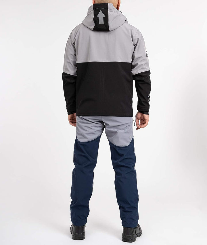 Rock Creek Herren Softshell Hose Wanderhose H-245, Dunkelblau