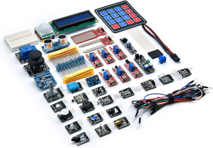 KEYESTUDIO 37-in-1-Sensormodul-Kit, kompatibel mit Arduino IDE, Raspberry Pi, elektronisches Starter