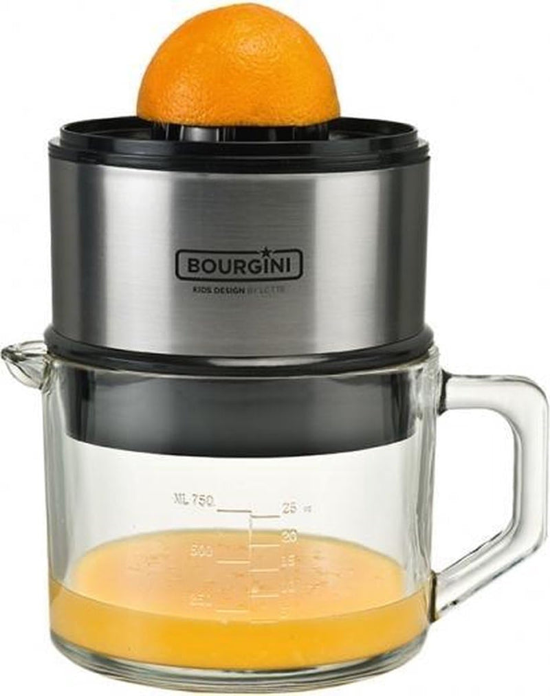 Bourgini Lotte Juicer Deluxe | Orangenpresse | Elektrische Zitruspresse | Entsafter Hebel Fruchtpres