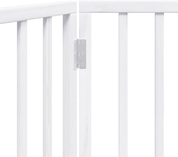 vidaXL Hundetor 3-TLG., Hundegitter Faltbar Pflegeleicht, Schutzgitter für Wohnzimmer Küche Treppe,