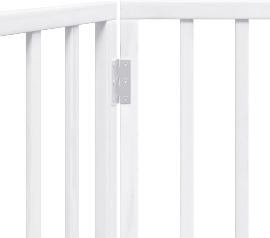 vidaXL Hundetor 3-TLG., Hundegitter Faltbar Pflegeleicht, Schutzgitter für Wohnzimmer Küche Treppe,