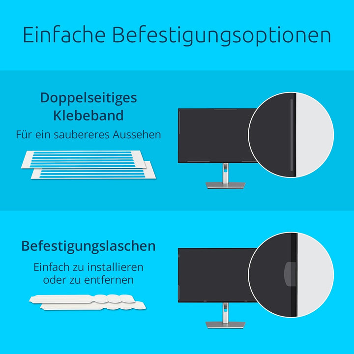 Kensington High Clarity Laptop Blickschutzfilter für 16 Zoll 16:10 Seitenverhältnis, Blaulichtfilter