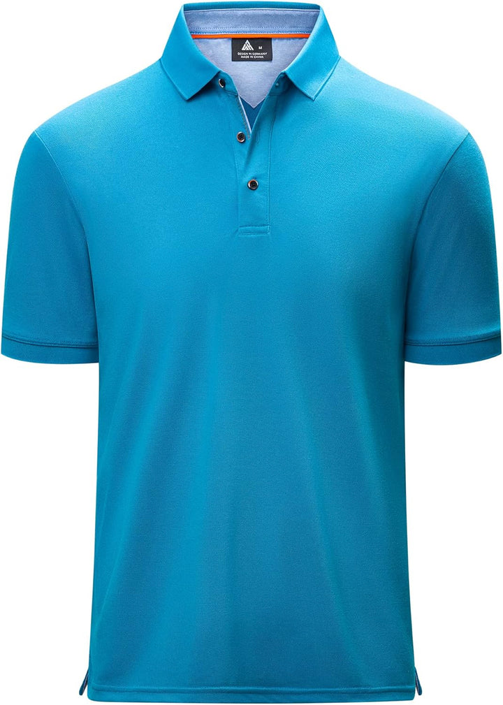 SwissWell Polo Shirts Herren Kurzarm Golf Tennis Atmungsaktives Outdoor Sommer Sports Poloshirt mit
