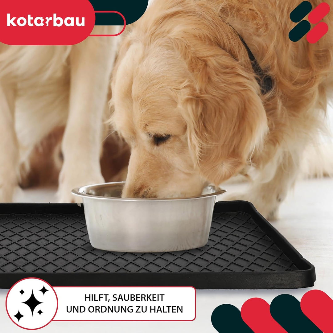KOTARBAU® 2er Set Schuhabtropfschale - 40 x 80 cm - Abtropfmatte für Schuhe - Schuhablage für Herbst