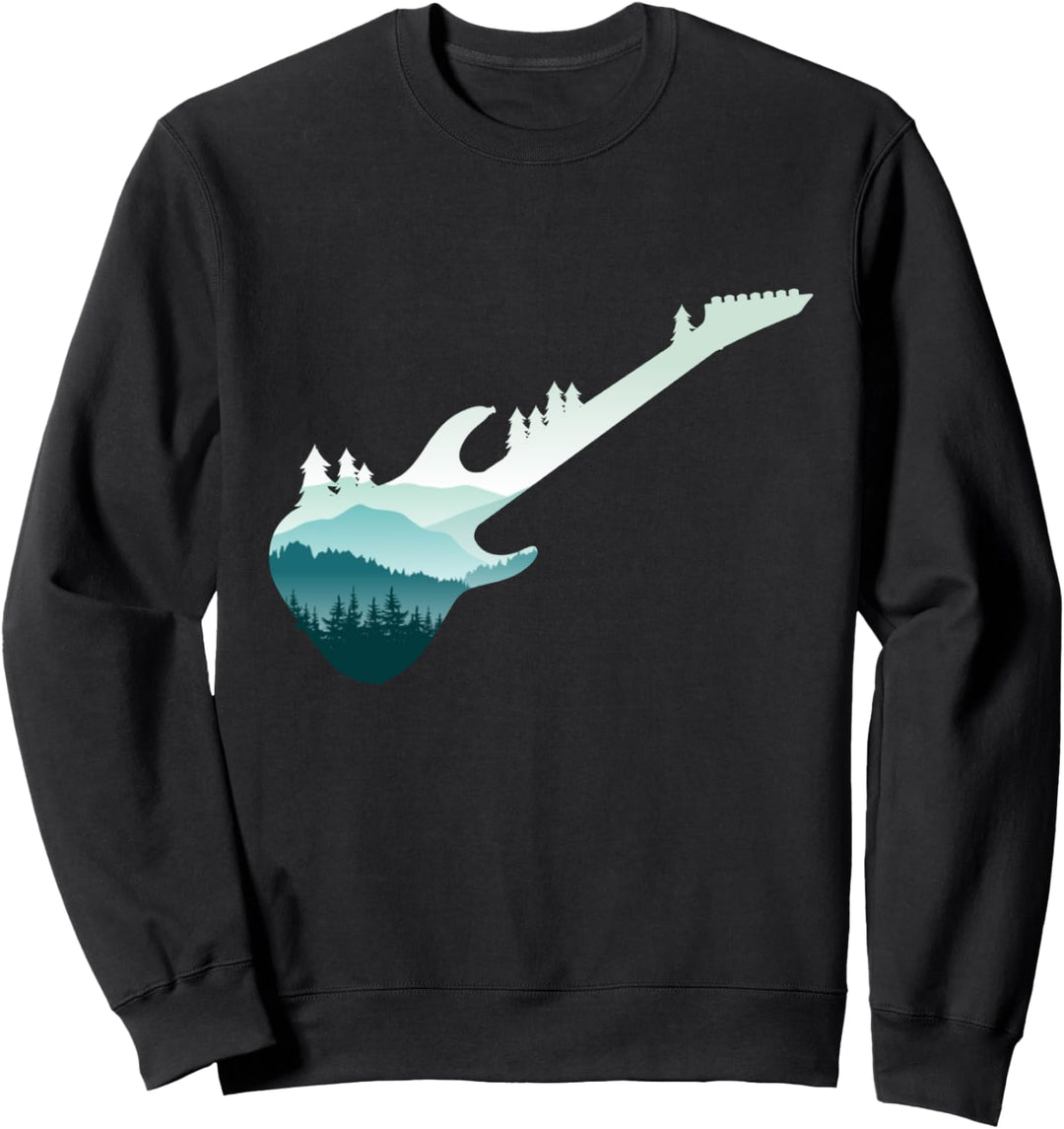 Landschaft Saxophon Instrument Geschenk Für Saxophonisten Sweatshirt