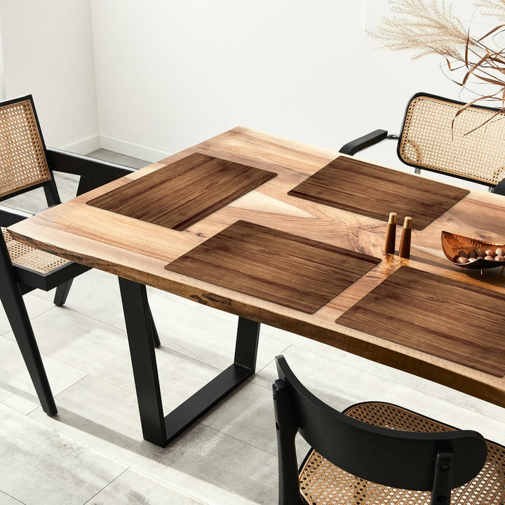 KitchenYeah© Platzsets Abwaschbar 6-Teilig 45x30 cm Tischsets Platzdeckchen Platzset Unterlage Tisch