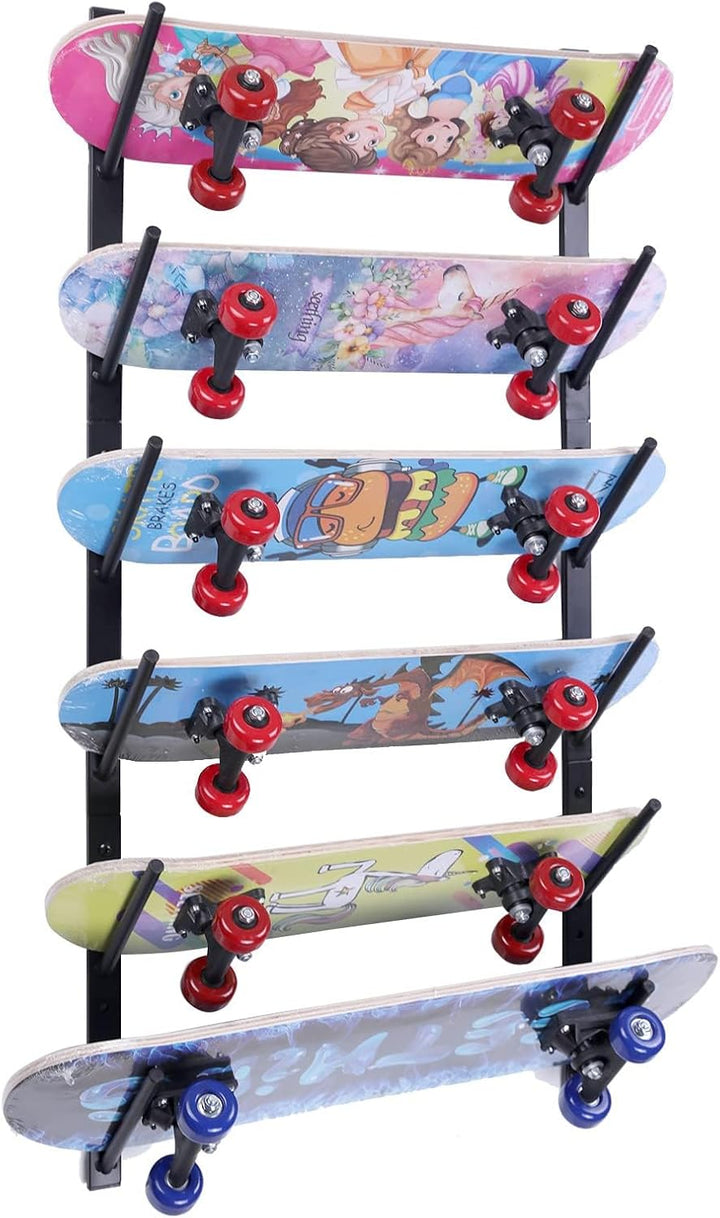 Skateboard-Wandhalterung, Skateboard-Wandhalterung, Snowboard-Wandhalterung, Skihalterung, sechs Eta