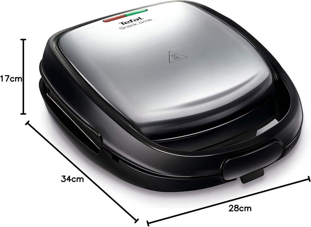 Tefal 1564600 SW341D12 700W Schwarz, Edelstahl Toaster, Metal