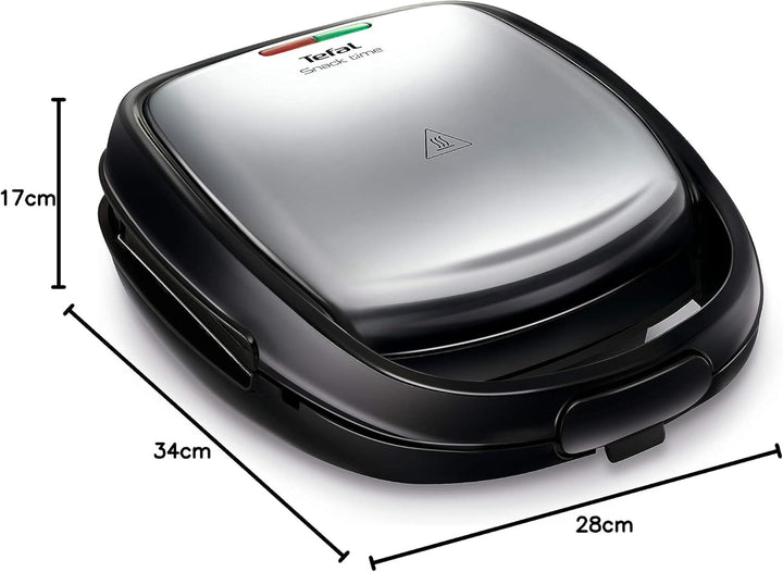 Tefal 1564600 SW341D12 700W Schwarz, Edelstahl Toaster, Metal