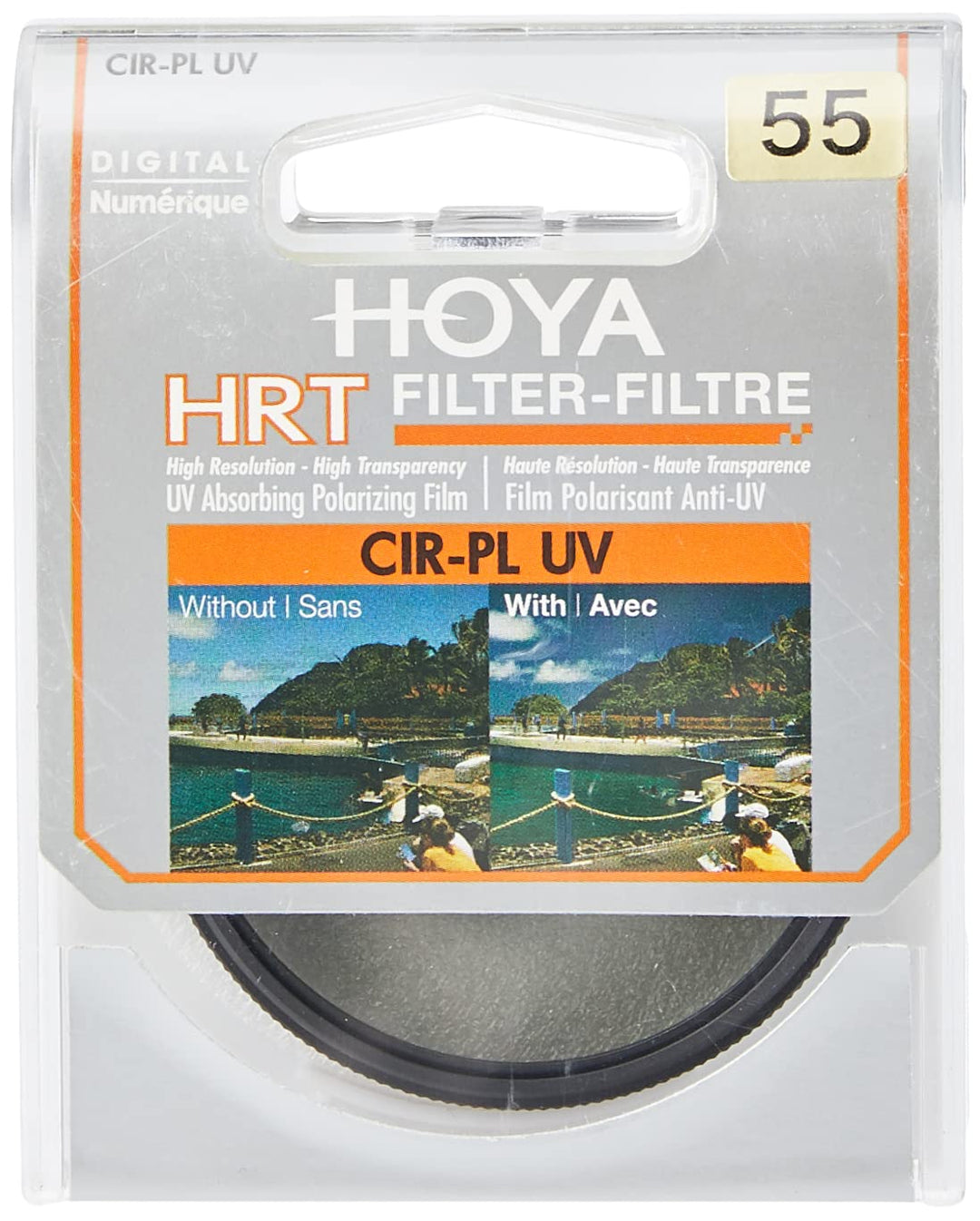 Hoya HRT Pol Cirkular Polfilter (55 mm) HRT CIR-PL 55mm Schwarz, 55mm