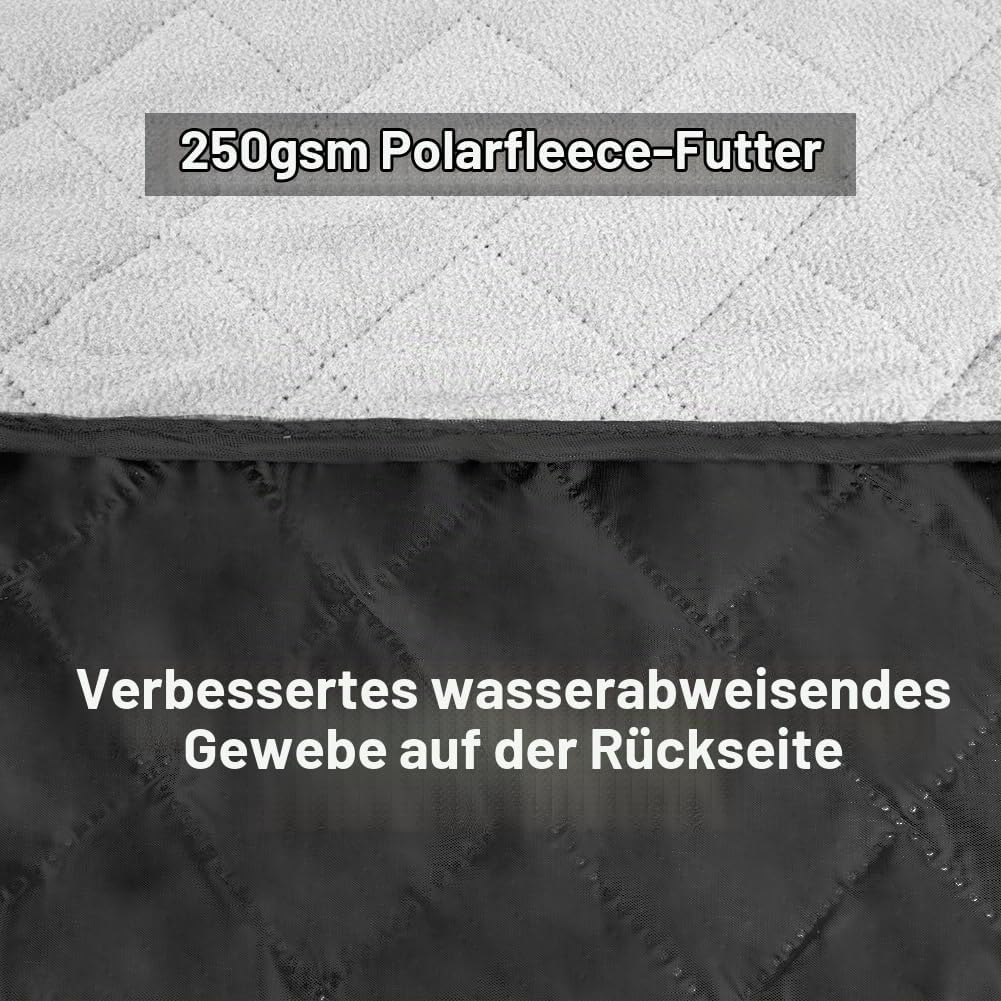 flintronic Picknickdecke, wasserdichte Camping Decke, Faltbare Stranddecke, 145 x 200 cm, Wetterfest