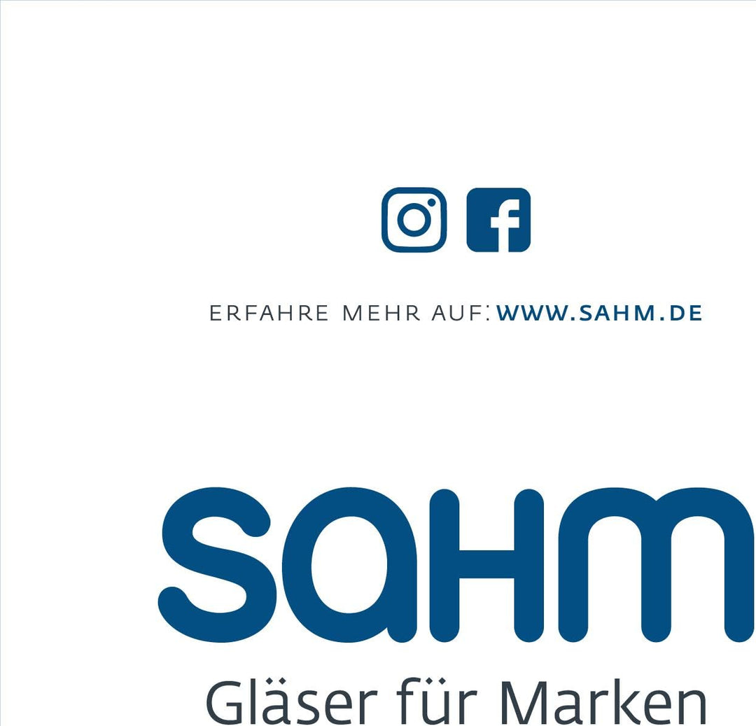 Sahm Sektgläser Set 6 teilig - 220ml Sektglas - Sektkelche Spülmaschinengeeignet & Langlebig - Ideal