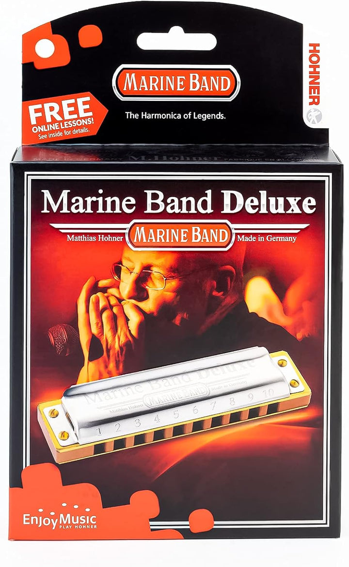 HOHNER Mundharmonika, Marine Band - Deluxe, E, E