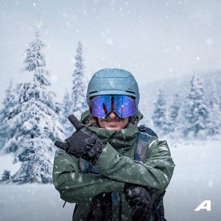 ALPINA BANFF MIPS - Nachhaltiger, Sicherer und leichter MIPS Skihelm Mit Schafswolle-Innenfutter Für