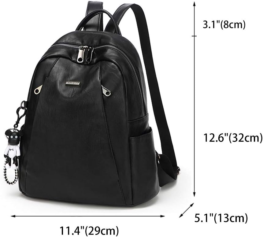 BUKESIYI Damen Tasche Rucksack Handtasche Frauen backpack Klein Anti Diebstahl Schulrucksack Laptop