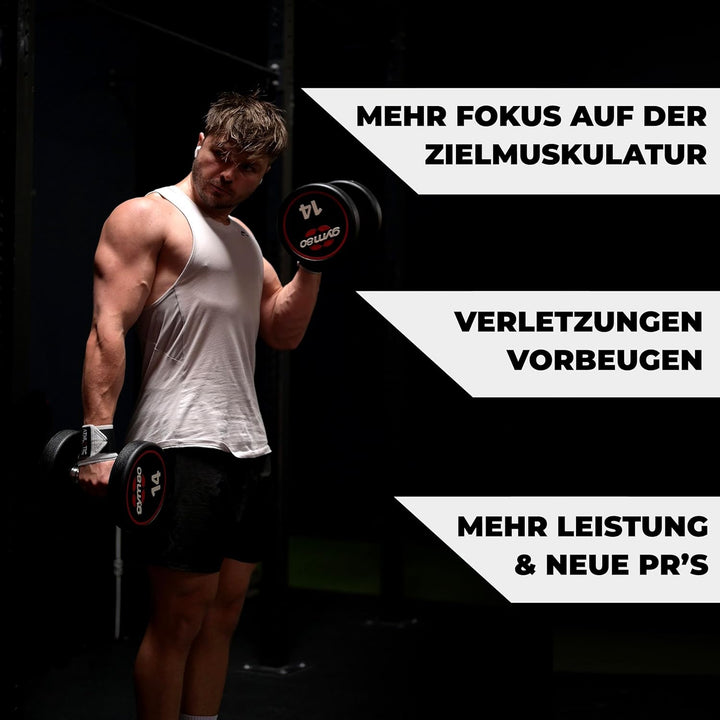 ATHLETIC AESTHETICS Handgelenk Bandagen Fitness - Wrist Wrap (45 cm im Paar) Handgelenkbandage für K