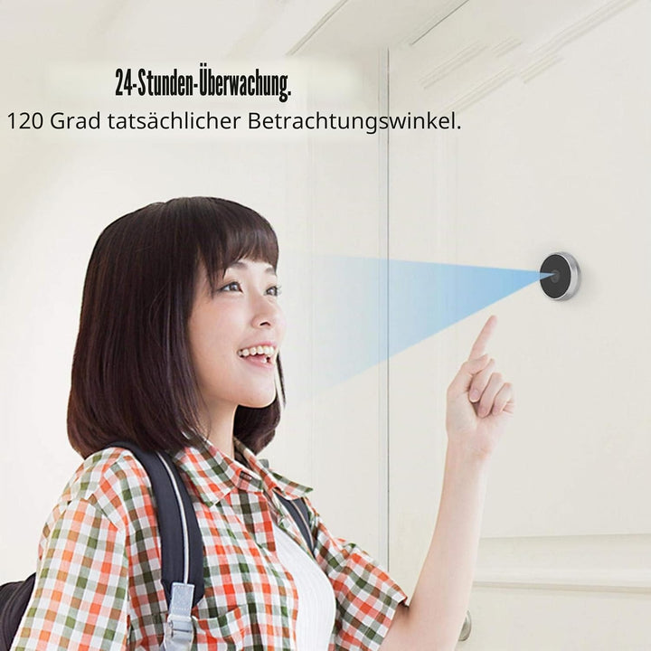 Asixxsix Home Security Camera, 120 Grad Türspionbetrachter, HD Farbdisplay Villa Wohnung für die Sic