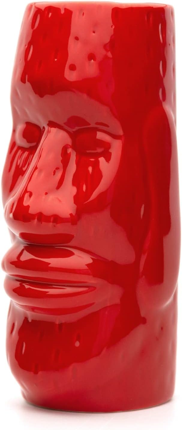 CKB LTD Tiki Keramik Becher 2er Set Farbige Gläser Tassen Grosse Hohe Becher Keramik Cocktailgläser
