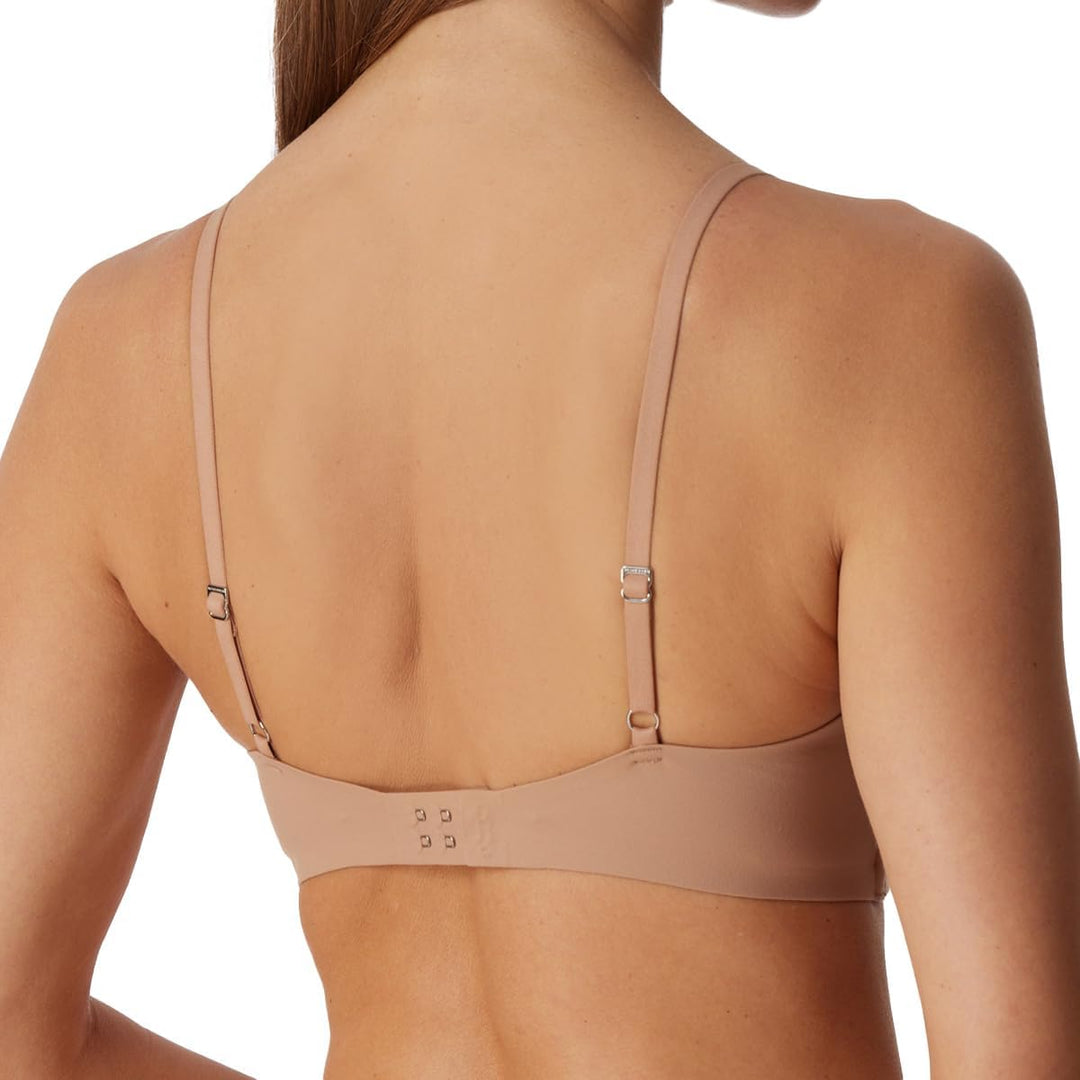 Schiesser Damen BH ohne Bügel gepadded - Invisible Soft 70A Maple_166568, 70A Maple_166568