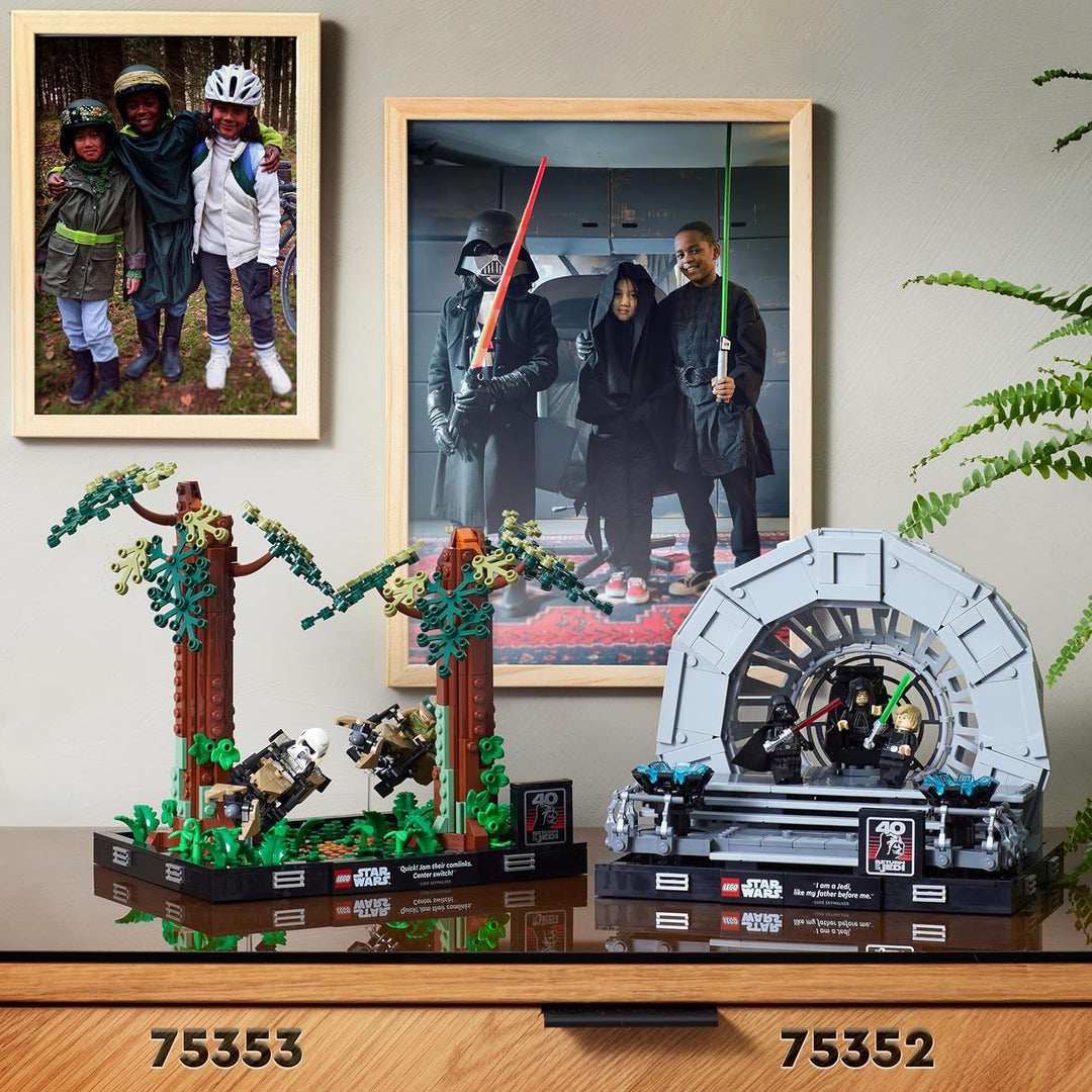 LEGO 75352 Star Wars Thronsaal des Imperators – Diorama, Rückkehr der Jedi-Ritter 40. Jubiläums Set,