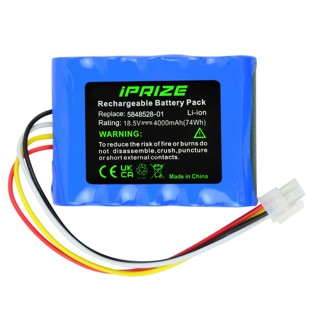 iPrize 18.5V 4000mAh Li-Ion Ersatzakku für Gardena Sileno R100Li, R130Li, R160Li, für Husqvarna Auto
