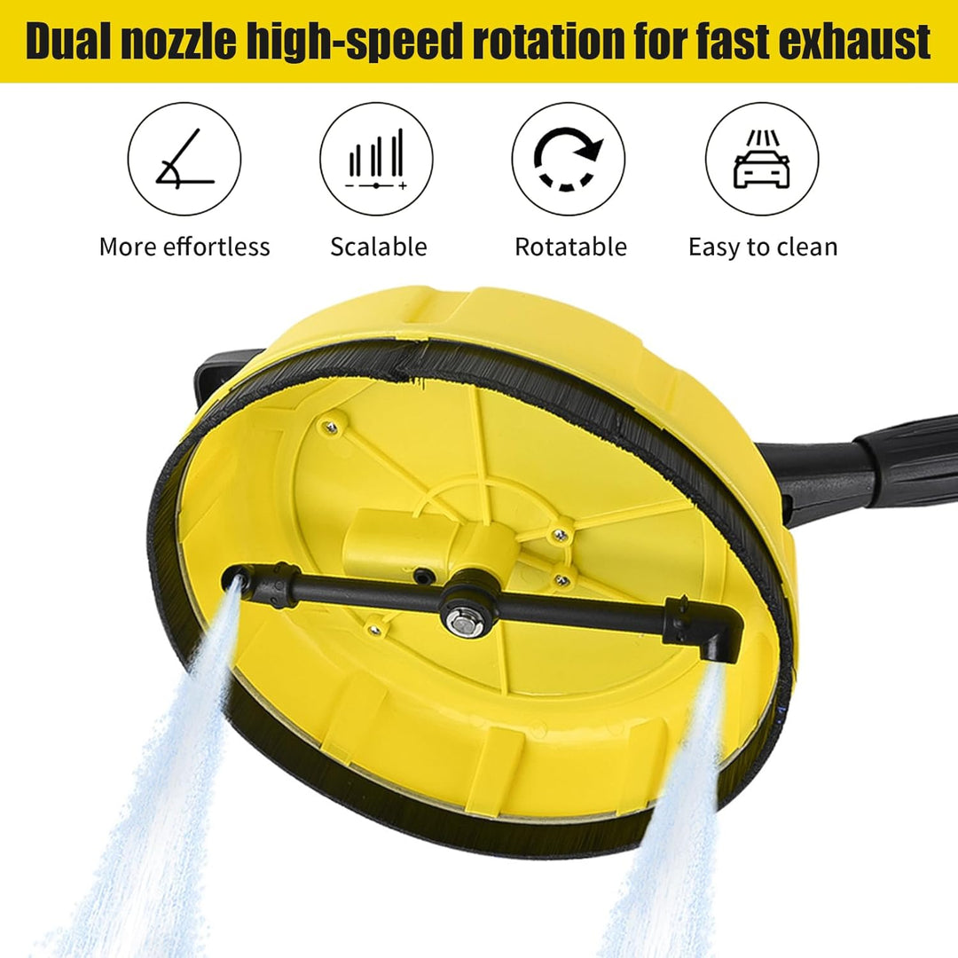 Rotationsbürste für Karcher K, Flächenreiniger für Hochdruckreiniger Kärcher K-Serie K2 K3 K4 K5 K6